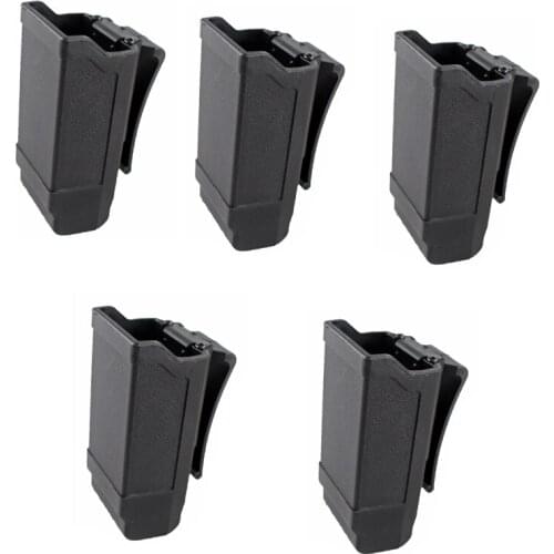 5 Pcs CQC Double Stack Magazine Holster Pistol Accessories Mag Holder for Glock 9mm to .45 Caliber Magazine