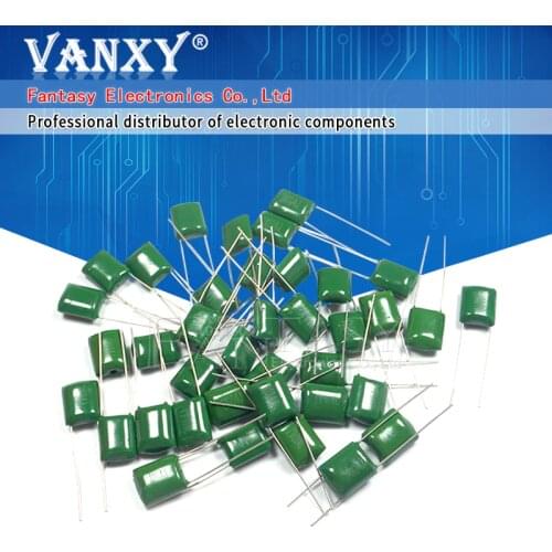 50PCS 2A104J 2A104 100V 0.1UF 100nF 2A104 Polyester Film capacitor