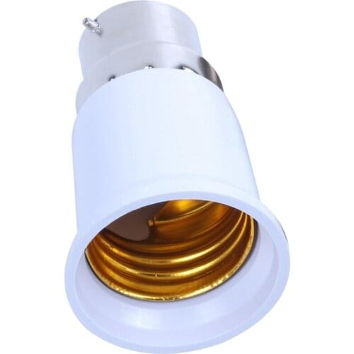 6 x Bayonet BC Cap B22 To E27 ES Screw Light Bulb Lamp Base Socket Converter Extender Adaptor Holder Fitting 220-240V [En