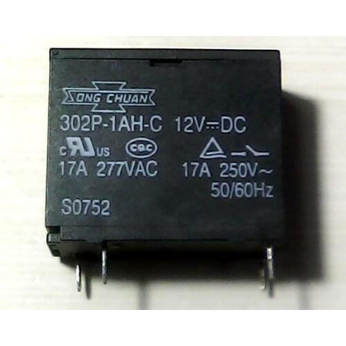 9 12V 17A 4 302P-1AH-C 12VDC 62F