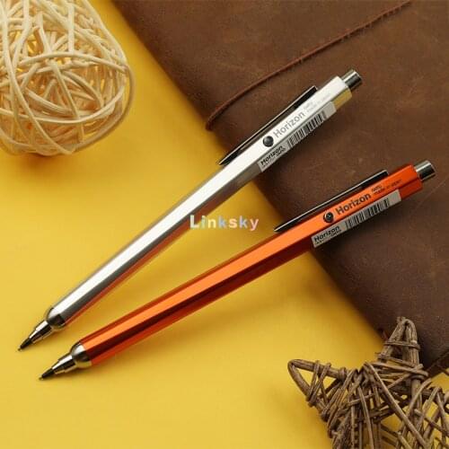 Ohto Horizon Aluminum Hexagon Barrel, Mechanical Pencil 0.5mm,Automatic Lead Pencil, Drawing Pencil Students' Daily Writing