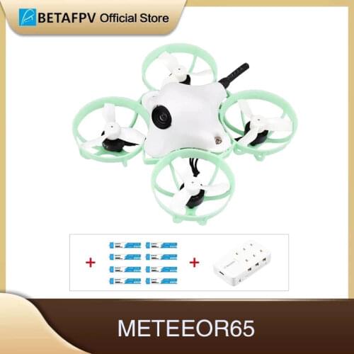 BETAFPV Meteor65 Brushless FPV Racing RC Drone F4 1S FC M01 AIO Camera VTX 65mm 1S 0802 19500KV Motor Whoop Quadcopter