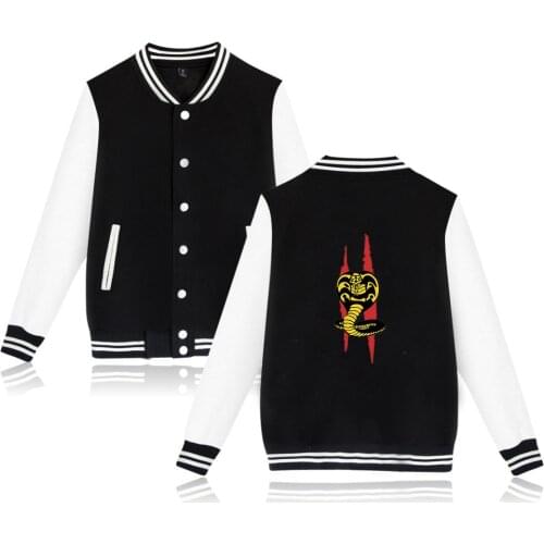 Baseball jacket Cobra Kay bomber jacket Men Women Unisex Uniform Sweatshirt Customize Streetwear