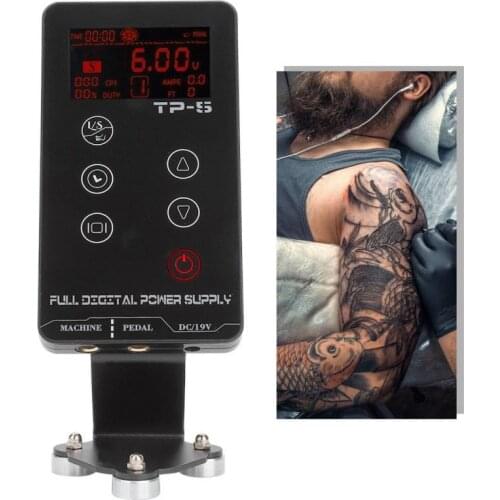 TP-5 Tattoo Power Supply Tatuagem For Tattoo Machines Intelligent Digital LCD Power Supply Tattoo