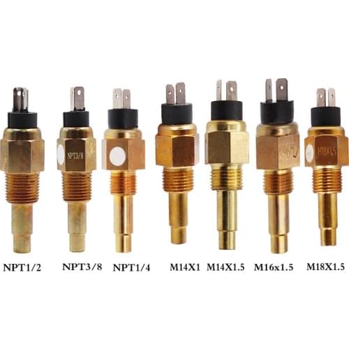 Water Temperature Sensor Sender 3/8"-18NPT Thread for Boat Marine Car Temp Gauge Alarm For BMW E 30 36 38 39 46 53 60 90 golf 4