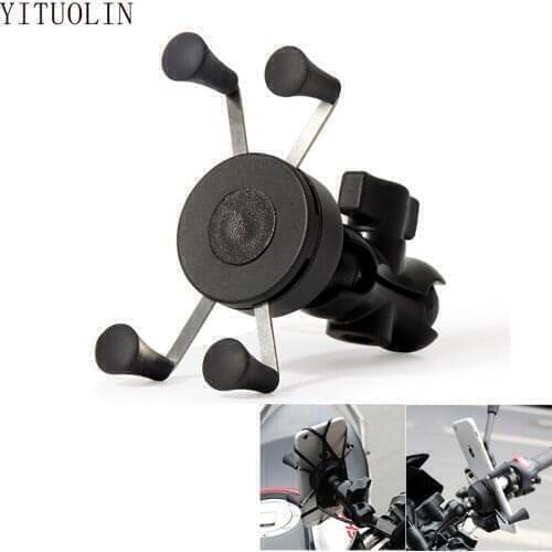 For HONDA VTX 1800 X11 NSR CBR 600 RR VARADERO 1000 BLACKBIRD CBR1100XX Motorcycle Phone Holder Charger For MT 07 Z900 Cb650r R6