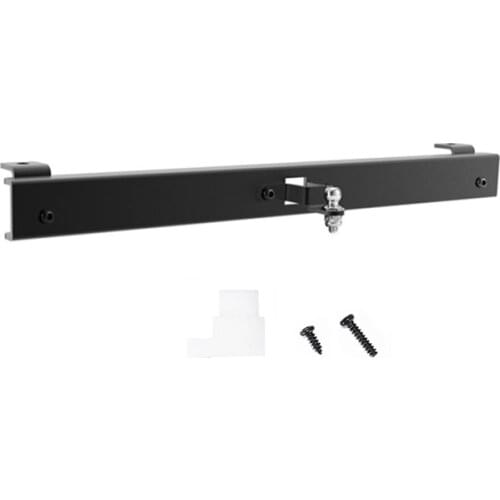 For WPL D12 Metal Rear Bumper with Trailer Hitch Tow Hook 1/10 RC Car Upgrade Parts Accessories