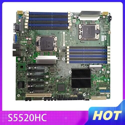 Dual Channel S5520HC For Intel Server Motherboard LGA1366 Game Multi Open Virtual Machine X58 Perfect Test