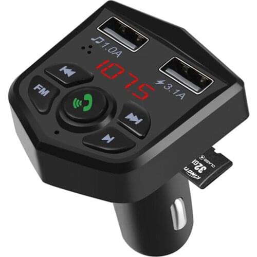803E Bluetooth FM Transmitter Modulator Wireless Handsfree Car Kit 5V 2.1A Charger Adapter Audio Car MP3 Player