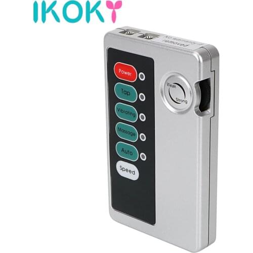 IKOKY Electric Shock Pulse Massage Host Therapy Massager Accessory Electro Stimulation Electric Dual Output Host Adult Products