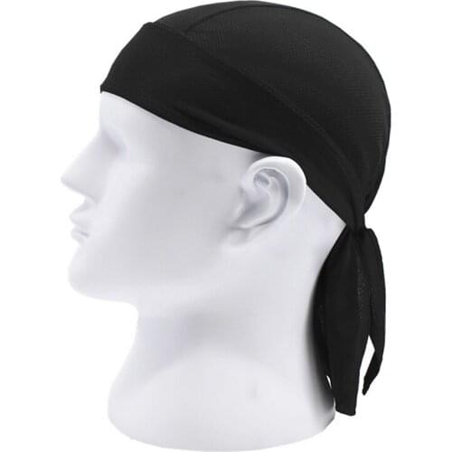 Summer Dry Pure Cycling Cap Head Scarf Running Riding Bandana Headscarf Ciclismo Pirate Hat Hood Headband Men
