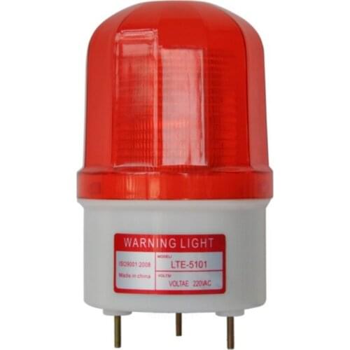 LTE-5101 DC12V-24V-AC220V-380V Flashing Warning Lamp Alarm Fireman Vehicle Industrial Emergency Strobe Light
