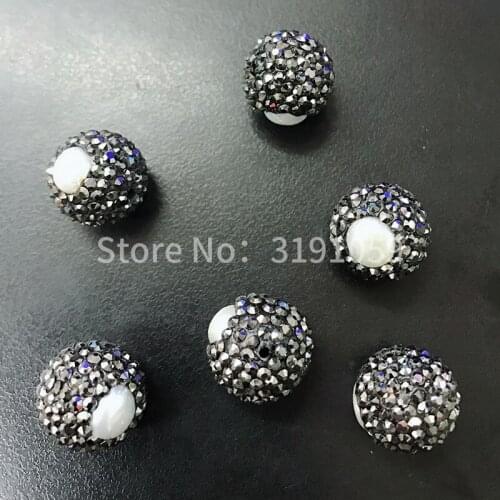 Small black ball beads in the United States and Europe popular DIY small jewelry chain bracelet in 2018
