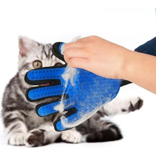 Cat Grooming Glove for Cats Wool Gloves Pet Hair Deshedding Brush Comb Glove Pet Dog Cleaning Massage Glove Hair Remover Brush