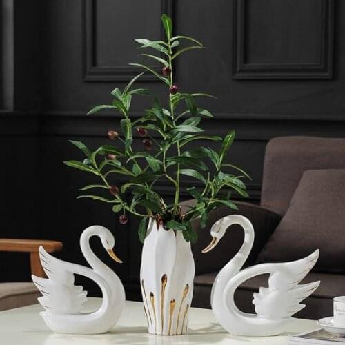 Swan Crafts Decoration Home Decoration Wedding Decoration Gift