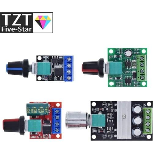 DC 1.8V-35V 2A 3A 5A 10A 30W 80W 90W PWM Motor Speed Controller Low Voltage Motor Speed Controller PWM Adjustable Drive Module