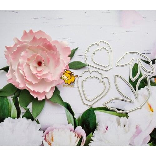 Spring Flower Leaf Dies Cutting Stencil Template for DIY Embossing Paper Photo Album Gift Card Making Scrapbooking New Dies 2020