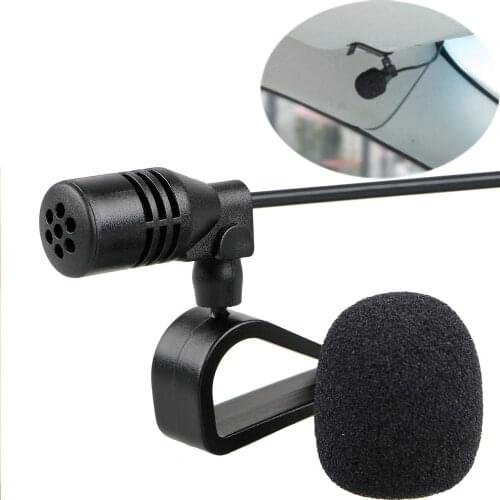 Enabled Microphone External For Bluetooth 1 Pcs Black GPS Audio Stereo