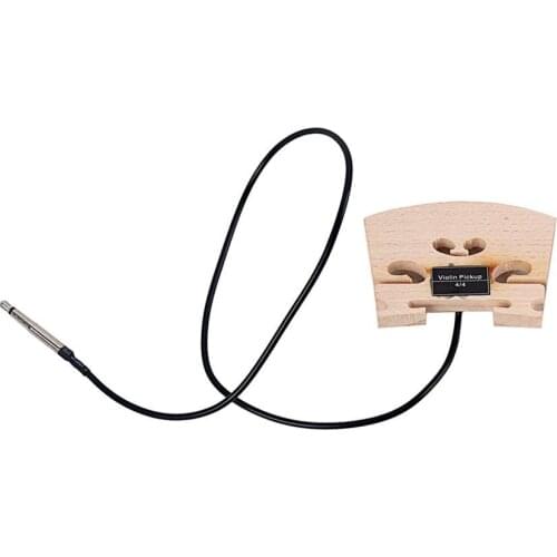 High quality Violin Bridges Natural Mapal Wooden Violin Code Pickup Set