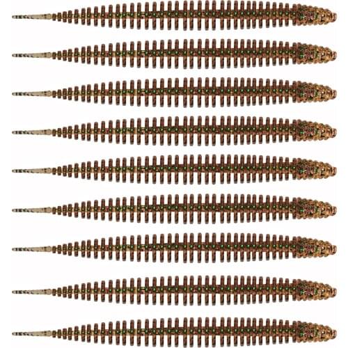 10pcs/lot Fishing Soft Bait Lure 85mm Artificial Baits Wobblers Soft Lure Worm Bass Fishing Soft Baits Tackle