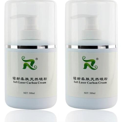 300ml soft laser carbon cream nano carbon gel cream for Skin whitening Reduce pigmentation 2pcs/set Original quality