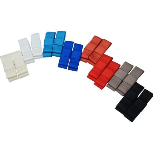 4pcs/lot Fashion Handmade Bowknot Toddler Hair Clips Solid Color Bows Bangs Hairpin Kids Headwear DIY Styling Tools Holiday Gift