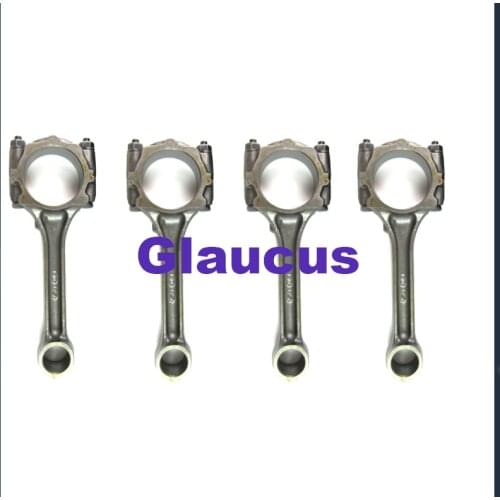 4PCS Engine connecting rod for Hyundai SONATA SANTA FE Kia OPTIMA 2351cc 2.4L 2.4 L 2000-2006 23510-38001 23510 38001 2351038001