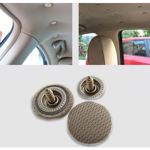 50Pcs Round Practical Roof Snap Fixed Car Buckle Vehicle Buckle для автомобиля Auto Fastener & Clip