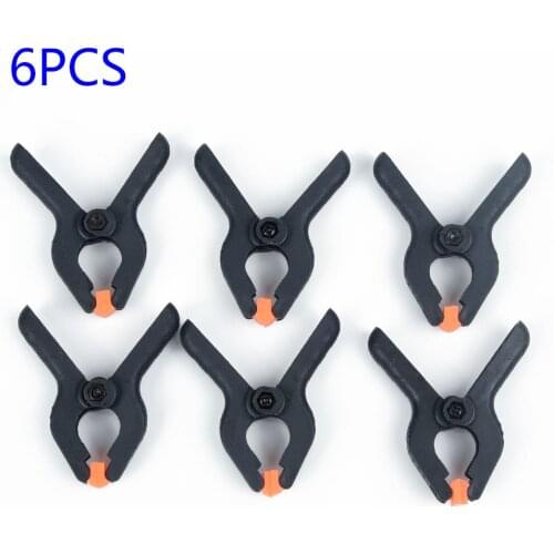 6x Plastic Spring Clamps Grips Clips Market Stall Micro Small Hobby Craft Art