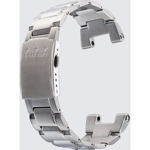 Timelee Stainless steel watchband for Watch Band GST-210, GST-S100,GST-W110 watch strap