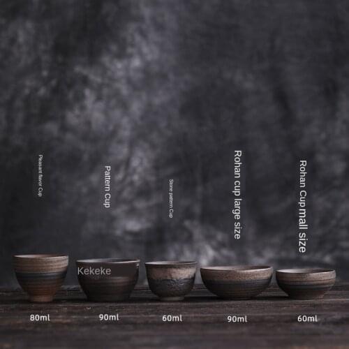 Tea Cup Handmade Stoneware Master Cup New Chinese Style Ceramic Kung Fu Tea Set Retro Kiln Baked Teacup Porcelain