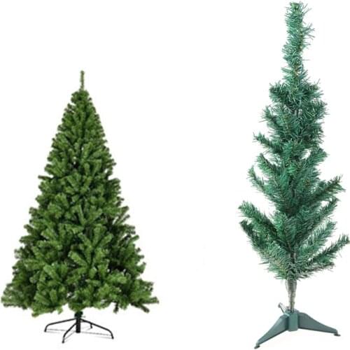 PVC Artificial Christmas Tree with Stand Ornament Adornment Desktop Decoration D0AD