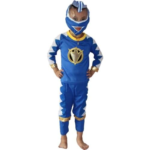 Halloween 2 color Red & blue 3 - 7 years Boy Three piece suit Play clothes kid pink & Red Cosplay Play clothes