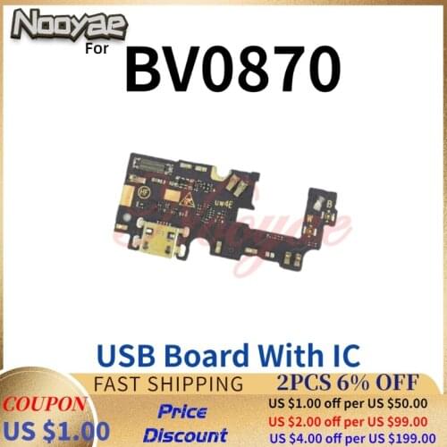Best With IC For ZTE BV0870 USB Dock Charging Port Charger Plug Flex Cable Ribbon With Microphone MIC Board