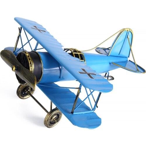 Metal Retro Iron Nordic Aircraft Model Bar Ornaments Shop Window Display Home Furnishings Ornaments Home Decoration