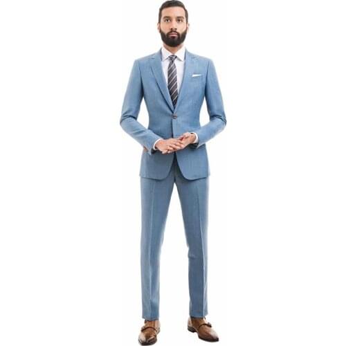 Peaky Blinders Mans Suits For Wedding Groom Tuxedos Groomsman Suits Dinner Suits Prom Dress Groom Wear 2Piece Suit(Jacket+Pants)