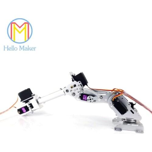 New Arrival Mechanical Arm A4,7 Axis Rotating Smart Robot High Torque Servo .For DIY design.Free Shipping