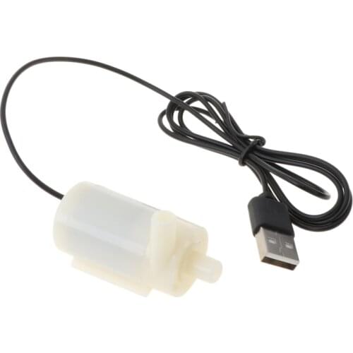 Micro Submersible Water Pump Fish Tanks Aquarium Usb Powered DC 5V 2-3L/min Charger Mini Motor Water-pump Accessories