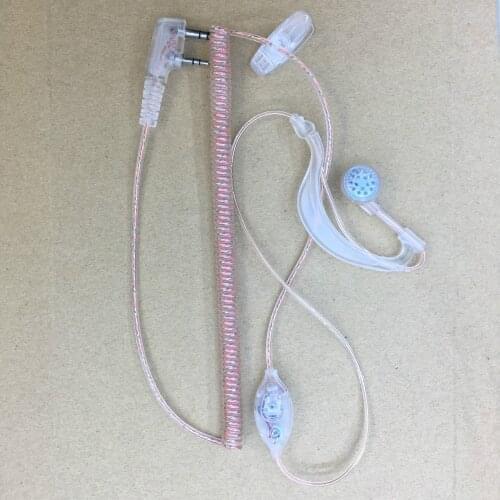 Transparent telescope headphone K plug for Kenwood Baofeng BF-UV5R,888S,Puxing,Quansheng,Wouxun etc walkie talkie