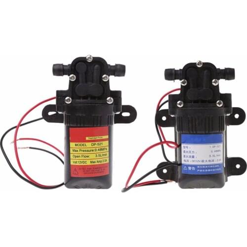 DC 12V 3.5L/Min 0.48MPa 70 PSI Diaphragm High Pressure Self Priming Water Pump