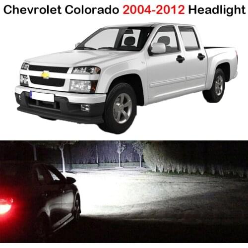 Xlights Car Bulbs For 2004 - 2012 Chevy Chevrolet Colorado LED Headlights Bulb Low High Beam Canbus Auto Light Lamp Accessories