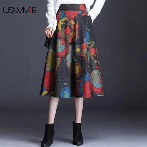 USWMIE Womens Autumn Skirts