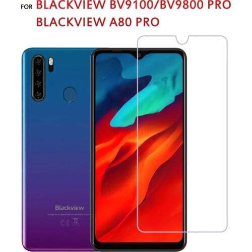 2PCS Tempering Glass For Blackview A80 Pro Protector Screen Glass For Blackview BV9100 BV9800 Pro BV9800Pro Cover LCD Film Glass
