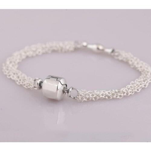 925 sterling silver tassel bracelet suitable for ladies suitable for beaded DIY jewelry