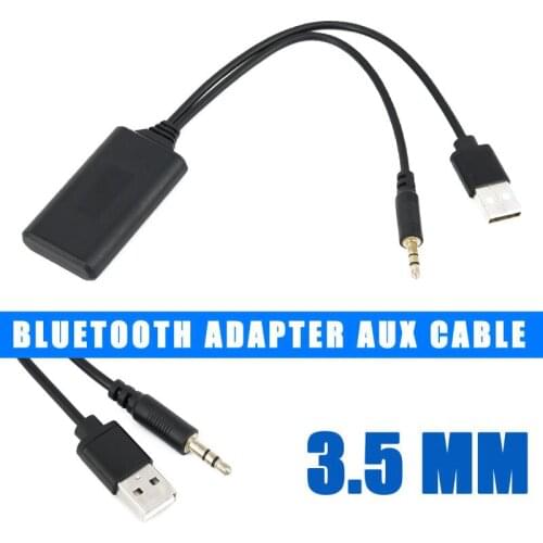 1pc Bluetooth Adapter Aux cable 20cm*3.5mm 12V Car Radio Bluetooth Audio Adapter Aux Cable suitable For BMW E90 E91 E92 E93
