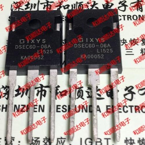 10pcs/lot DSEC60-06A TO-247 Fast 600V 60A