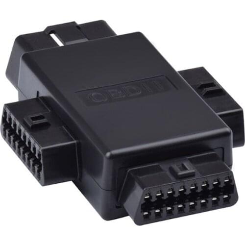 16 Pin OBD2 Car Connector Plug 1 Male To 3 Female Multi-function Diagnostic Cables Tool Adapter
