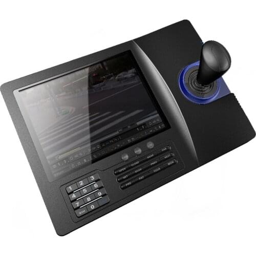 8 inch LCD Analog RS485 PTZ Keyboard Controller PELCO-D/PLCD Display For Analog Speed Dome Pan Tilt Camera CCTV control