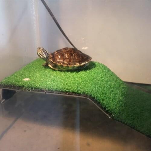 Aquarium Decor Turtle Basking Platform Acrylic Turtle Island Aquariums Moss Clambing Island For Turtles Reptile Tank Decoration