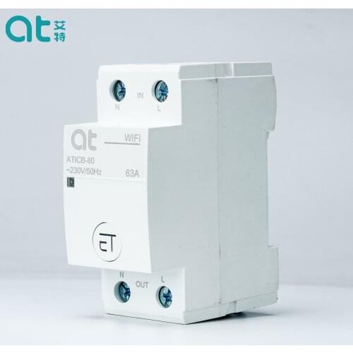 2P Wifi Circuit Breaker Remote Control by Ewelink APP Smart Voice Automatic Intelligent Switch